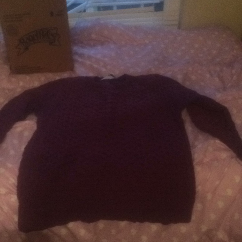 Purple patterned long sleeve.